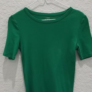 Green J.Crew Tee